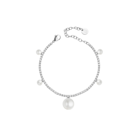 copy of Bracciale Donna Liujo LJ3013 Rigido in Acciaio Silver con Perla