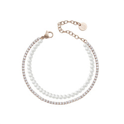 copy of copy of copy of copy of Bracciale Donna Liujo LJ3013 Rigido in Acciaio Silver con Perla