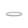 Bracciale Uomo Tennis 31BR0002W-M in Acciaio Silver con Pietre Bianche