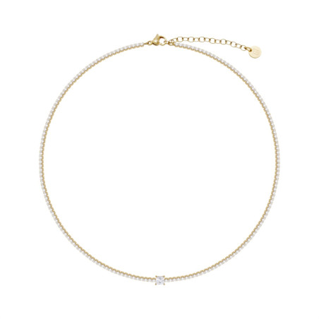 copy of copy of copy of copy of copy of Collana Donna Liujo LJ3021 Tennis Acciaio Oro con Perle