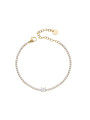 Bracciale Donna Liujo LJ3034 Tennis in Acciaio Oro