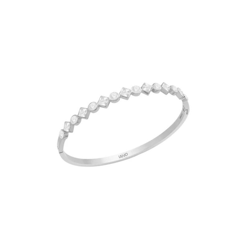 copy of copy of copy of copy of copy of copy of copy of Bracciale Donna Liujo LJ3013 Rigido in Acciaio Silver con Perla