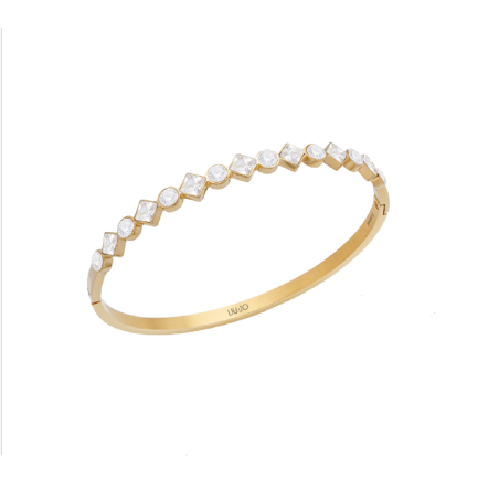 copy of copy of copy of copy of copy of copy of copy of copy of Bracciale Donna Liujo LJ3013 Rigido in Acciaio Silver con Perla