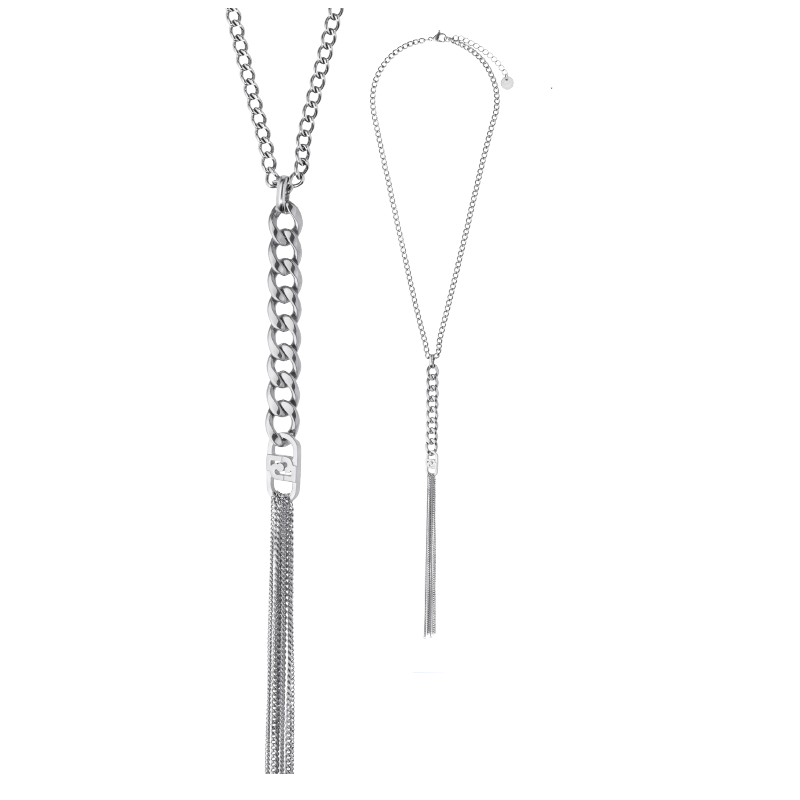 copy of copy of copy of copy of copy of copy of Collana Donna Liujo LJ3021 Tennis Acciaio Oro con Perle