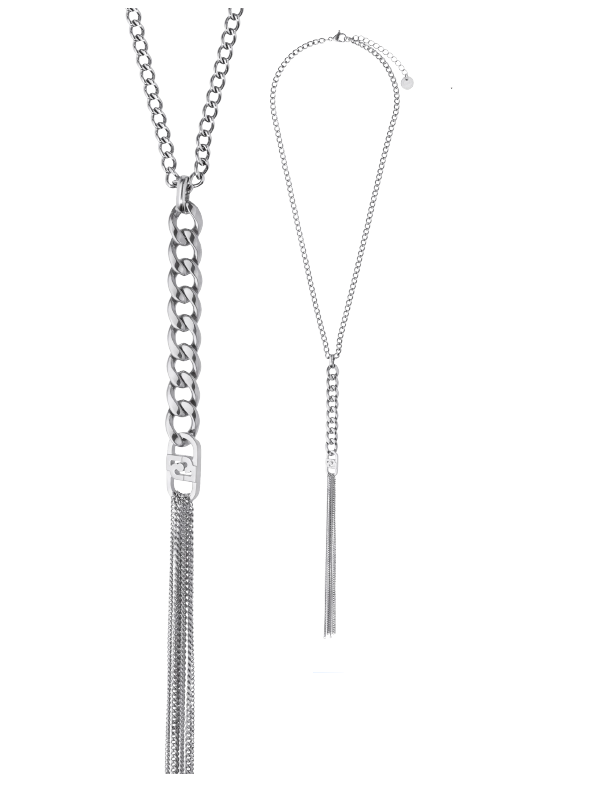 copy of copy of copy of copy of copy of copy of Collana Donna Liujo LJ3021 Tennis Acciaio Oro con Perle