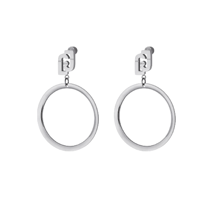 Orecchini Donna Liujo LJ3055 Rigidi in Acciaio Silver
