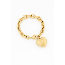 Bracciale Donna Liujo LJ3062 in Accio Oro con Cuore