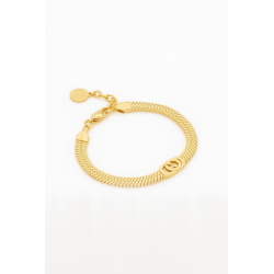 Bracciale Donna Liujo LJ3068 Snake in Acciaio Oro