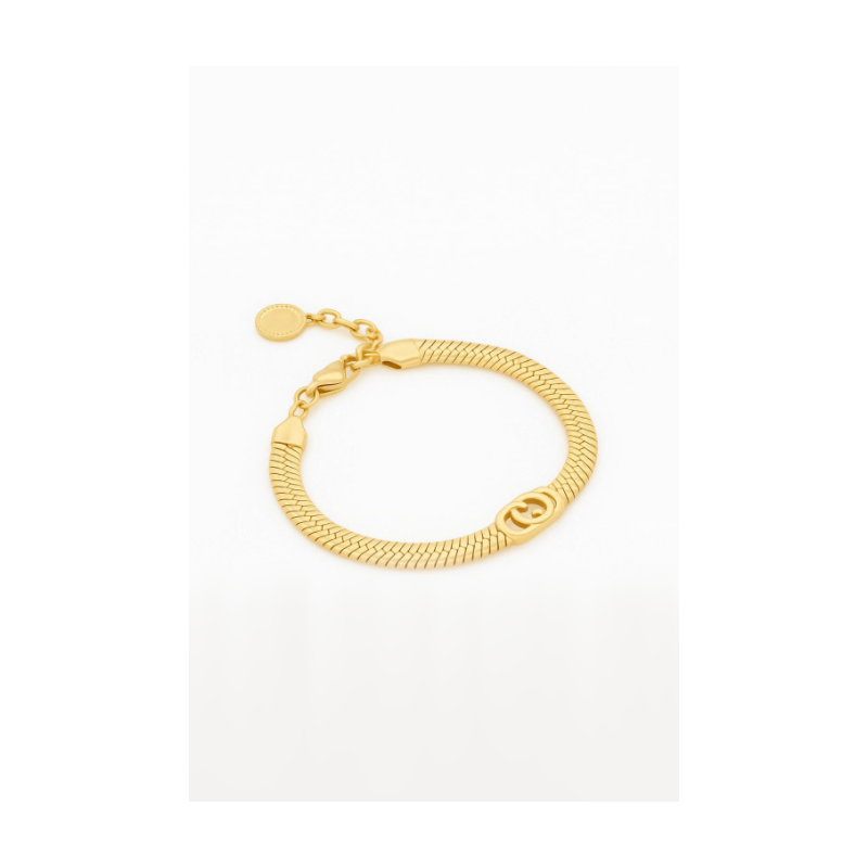 Bracciale Donna Liujo LJ3068 Snake in Acciaio Oro
