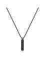 Collana Uomo Brosway Ink BIK113 in Acciaio Colore Nero con Zirconi