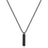 Collana Uomo Brosway Ink BIK113 in Acciaio Colore Nero con Zirconi