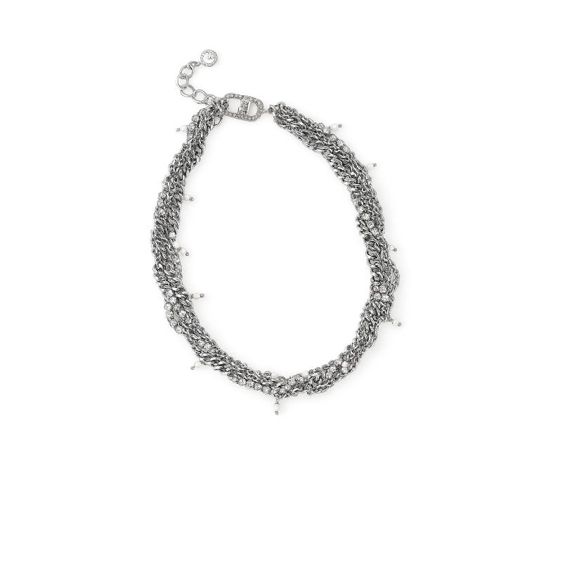 Collana Donna Liujo LJ3072 Multifilo in Acciaio Silver