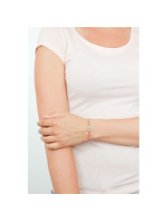 Bracciale Donna Brosway Chakra BHK69 in Acciaio Oro Rosa Infinito con Cristalli