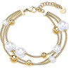 Bracciale Donna Brosway BPC59 Perfect in Acciaio Oro e Perle