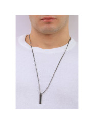 Collana Uomo Brosway Ink BIK113 in Acciaio Colore Nero con Zirconi