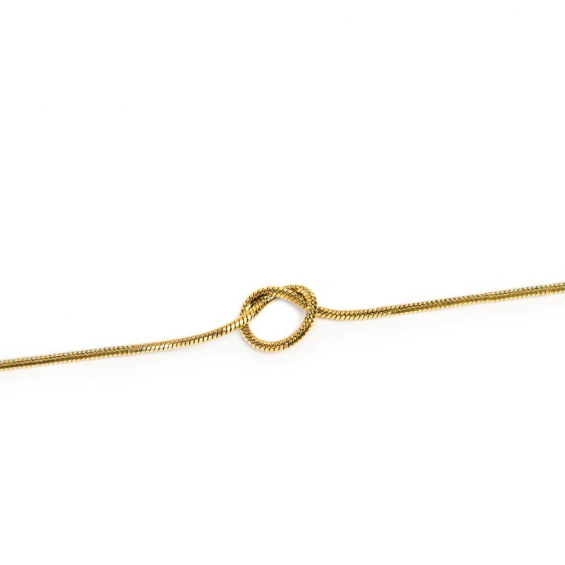 copy of copy of Bracciale Unisex Marlù 25BR0001-M con nodo catena snake Silver