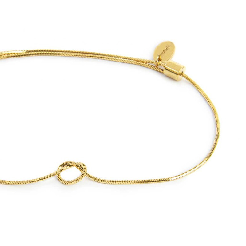 copy of copy of Bracciale Unisex Marlù 25BR0001-M con nodo catena snake Silver