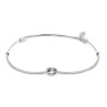 Bracciale Unisex Marlù 25BR0002-M con nodo catena foxtail Silver