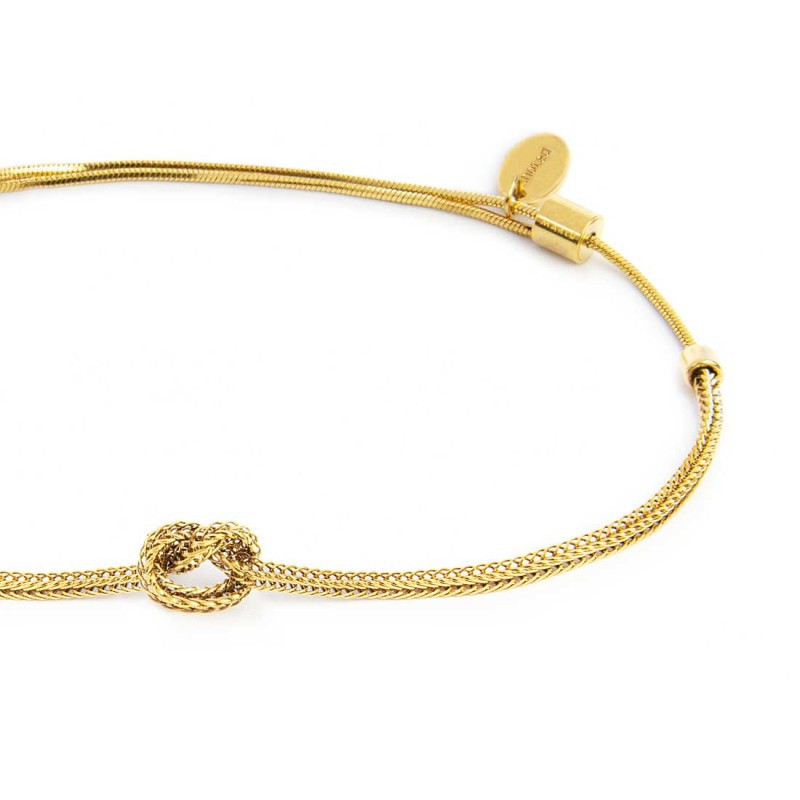 copy of copy of copy of copy of copy of copy of copy of copy of Bracciale Unisex Marlù 25BR0001-M con nodo catena snake Silver