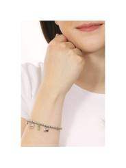 Bracciale Donna Brosway Chakra BHKB114 in Acciaio, Quadrifoglio Porta Fortuna