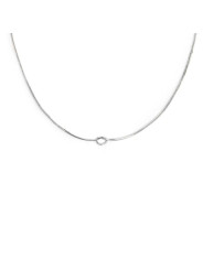 Collana Marlù Donna 25CN0001 Silver con Nodo e Catena Snake | Collane Marlù