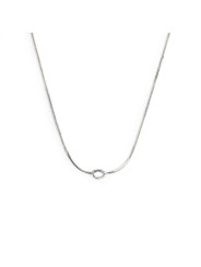 Collana Donna Marlù 25CN0001 con nodo catena snake Silver