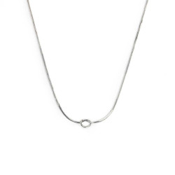 Collana Marlù Donna 25CN0001 Silver con Nodo e Catena Snake | Collane Marlù