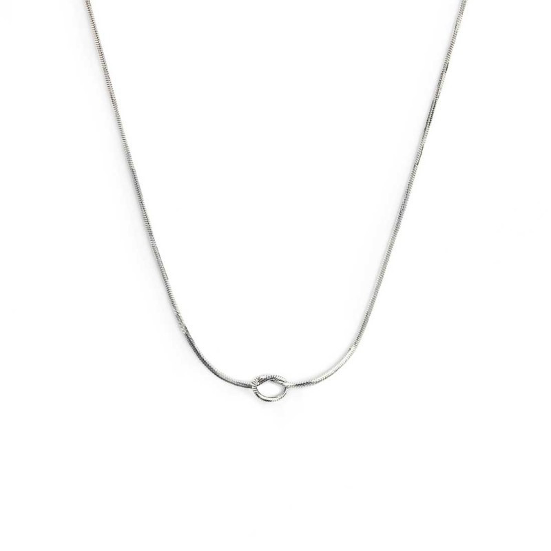 Collana Marlù Donna 25CN0001 Silver con Nodo e Catena Snake | Collane Marlù