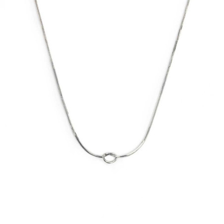 Collana Marlù Donna 25CN0001 Silver con Nodo e Catena Snake | Collane Marlù