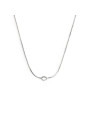 Collana Donna Marlù 25CN0001 con nodo catena snake Silver