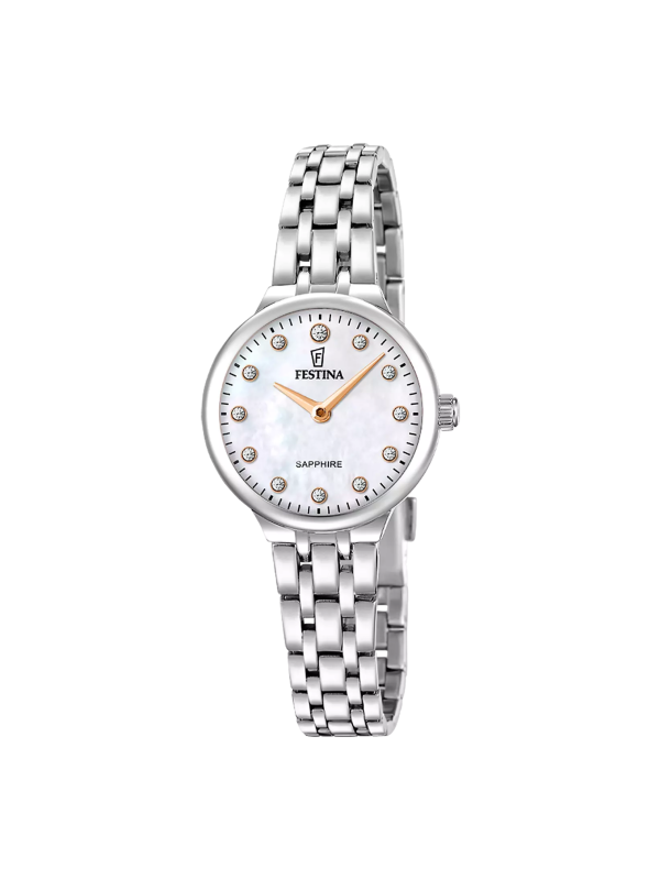 Orologio Donna Festina Mademoiselle F20744/1 in Acciaio Silver Madreperla