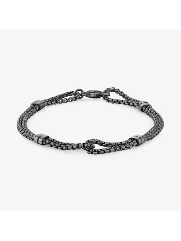 Bracciale Uomo Brosway Poseidon BPN14 in Acciaio Pvd Ruteino Infinito