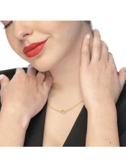 Collana Donna Marlù 25CN0001G con nodo catena snake Oro