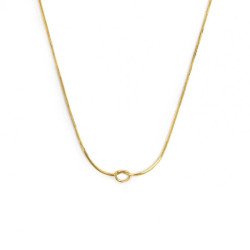 copy of Collana Donna Marlù 25CN0001 con nodo catena snake Silver