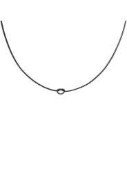Collana Donna Marlù 25CN0001N con nodo catena snake Nero