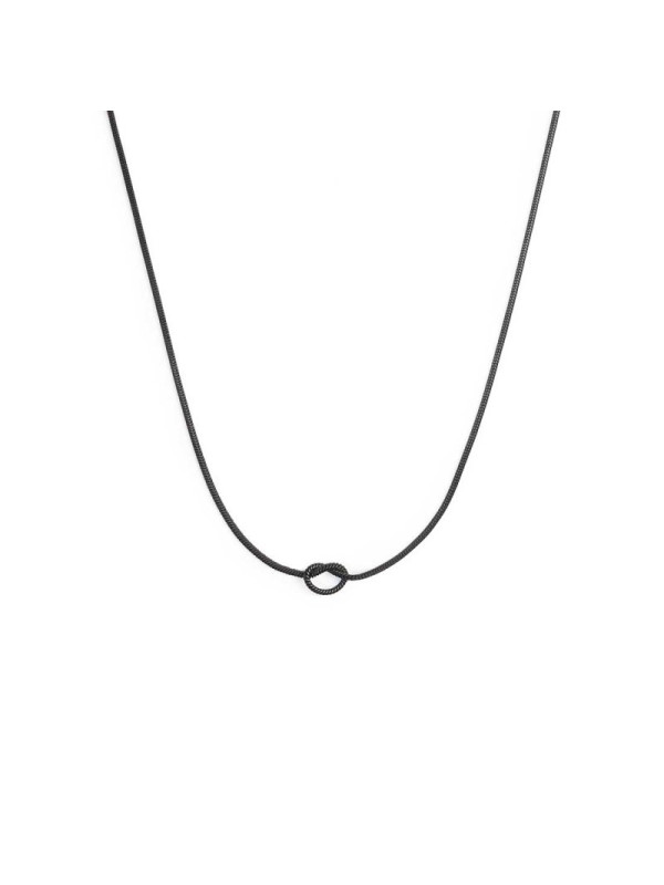 copy of copy of Collana Donna Marlù 25CN0001 con nodo catena snake Silver