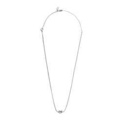 copy of copy of copy of Collana Donna Marlù 25CN0001 con nodo catena snake Silver