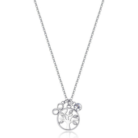 Collana Donna Chakra Brosway BHKN057 Mistici con Albero della Vita e Cristalli