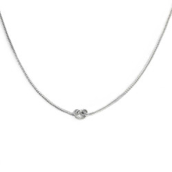 copy of copy of copy of Collana Donna Marlù 25CN0001 con nodo catena snake Silver