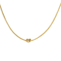 copy of copy of copy of copy of Collana Donna Marlù 25CN0001 con nodo catena snake Silver