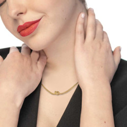 Collana Donna Marlù 25CO0001G con nodo catena knoted Oro