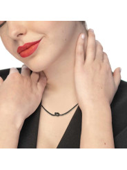 Collana Donna Marlù 25CO0001N con nodo catena knoted Nero