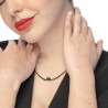 Collana Donna Marlù 25CO0001N con nodo catena knoted Nero