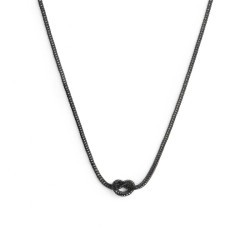 copy of copy of copy of copy of copy of Collana Donna Marlù 25CN0001 con nodo catena snake Silver