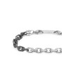 Bracciale Uomo Marlù 30BR0027 Catena Acciaio Silver e Nero