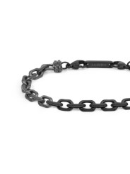 Bracciale Uomo Marlù 30BR0027N Catena Acciaio Nero