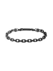 copy of copy of copy of copy of copy of Bracciale Uomo Marlù 30BR0025 catena bizantina acciaio e pvd titanio 0,6cm