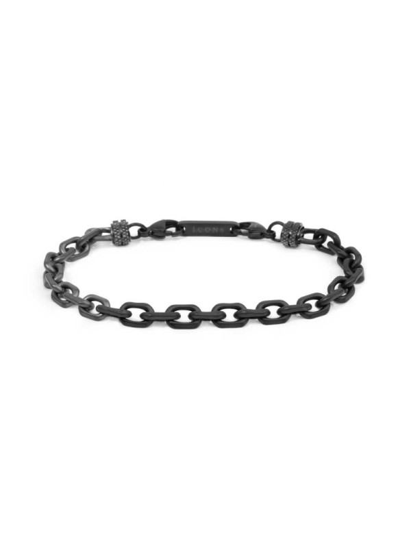 Bracciale Uomo Marlù 30BR0027N Catena Acciaio Nero