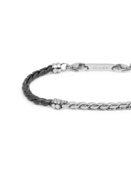 copy of copy of copy of copy of copy of copy of copy of copy of Bracciale Uomo Marlù 30BR0025 catena bizantina acciaio e pvd ti