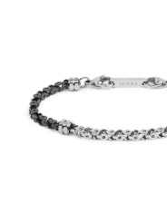 Bracciale Uomo Marlù 30BR0030 Catena Meccanica Marina Acciaio Silver